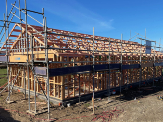 Pearson Built - frame of house